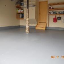 RK & epoxy floor coating on garage floor in Parsippany, NJ 8